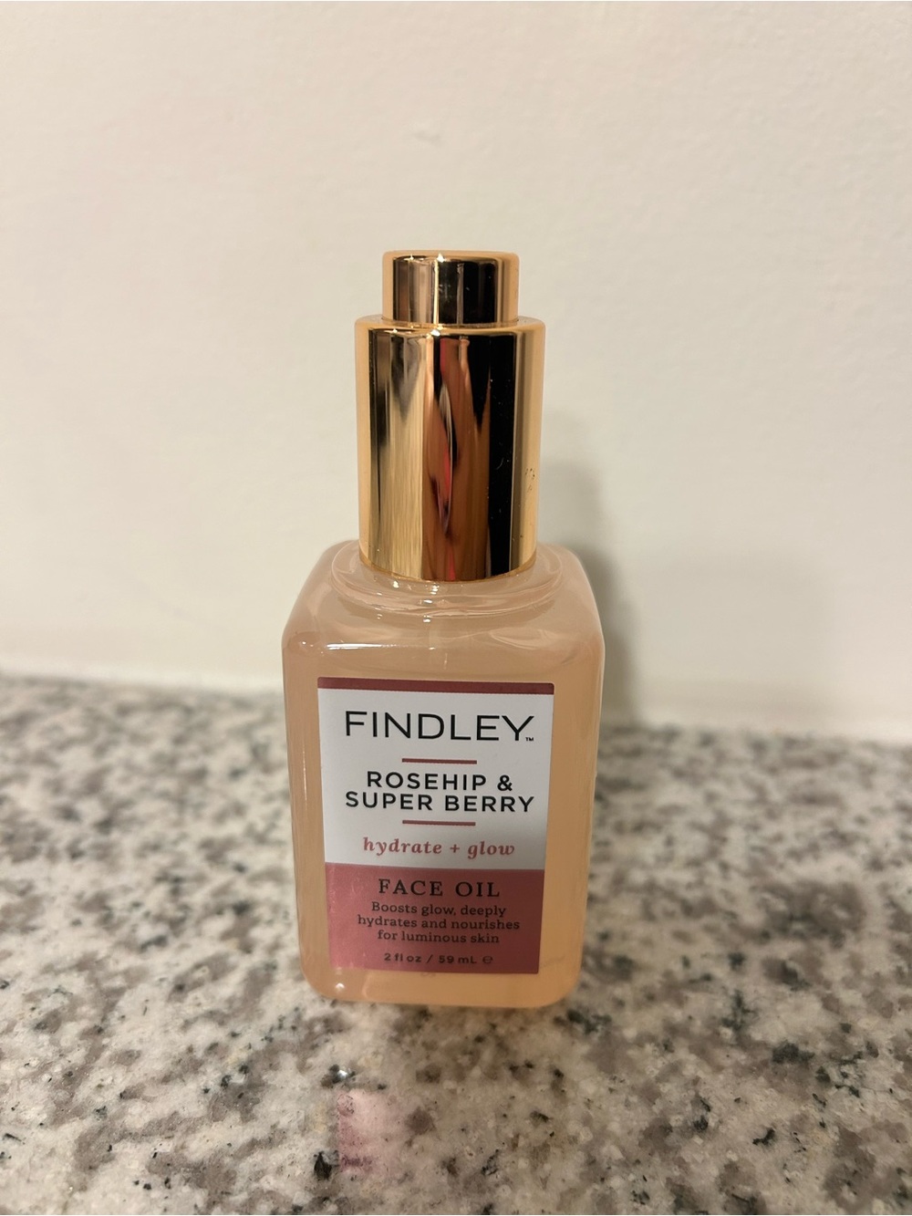 Findley Rosehip & Super Berry Face Oil - Hydrate + Glow (Neutral Peach Tone)